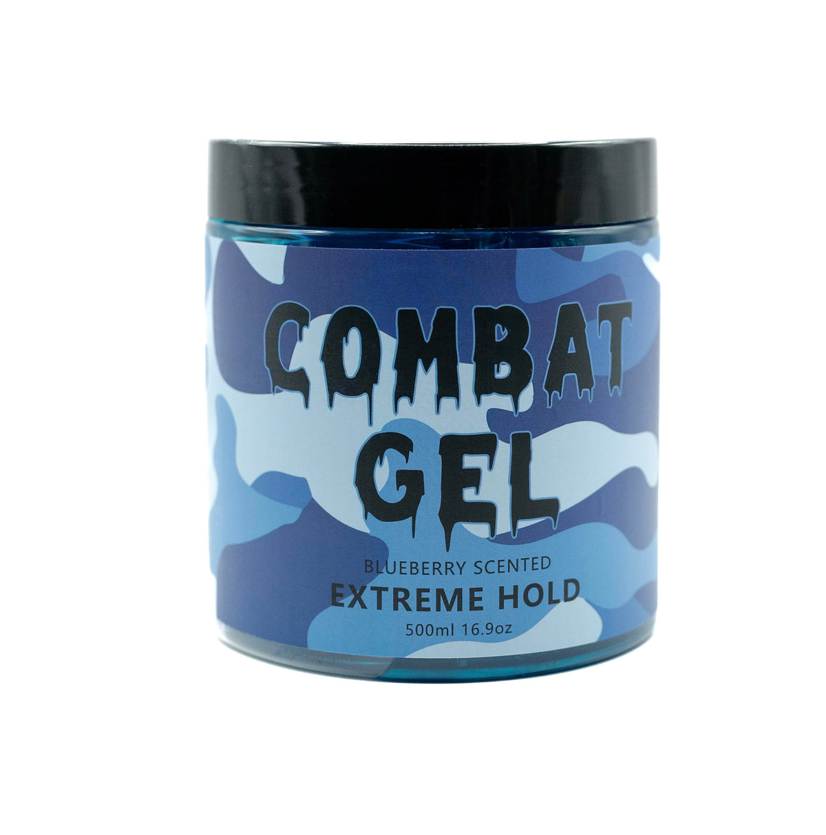 Combat Gel Extreme Hold Hair Gel 500ML Blueberry back view