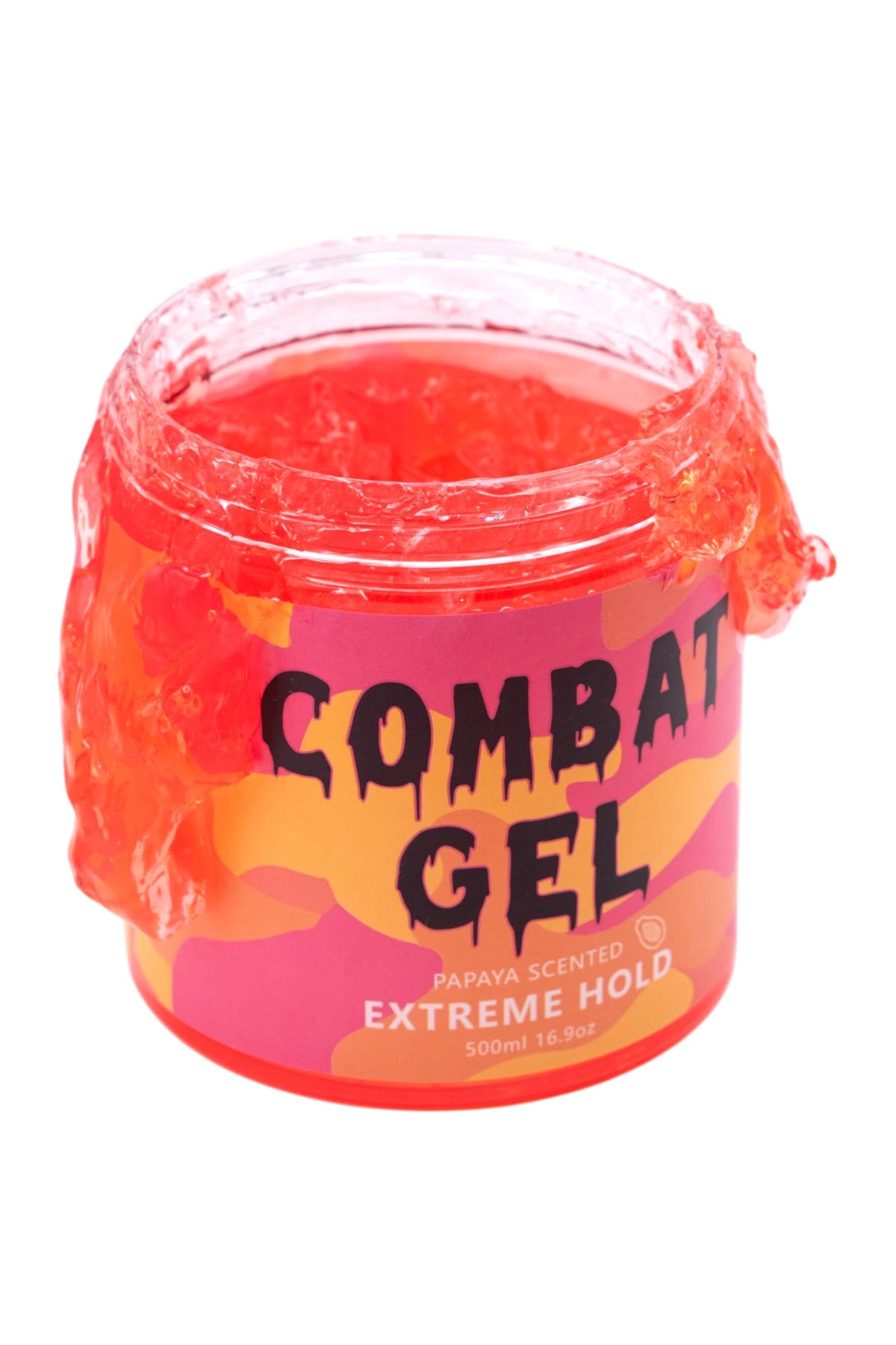 Combat Gel Extreme Hold Hair Gel 500ML front view