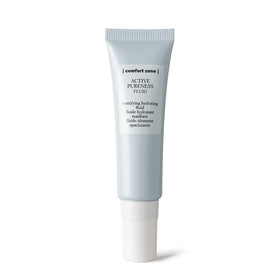 Comfort Zone Active Pureness Fluid Mattifying Lotion back view with ingredients
