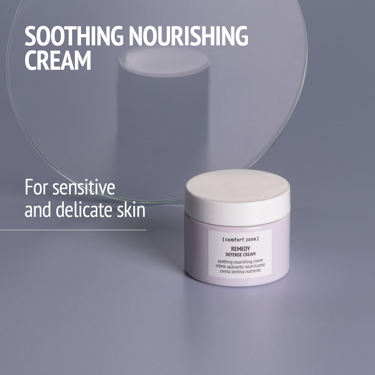 Comfort Zone Remedy Defense Cream packaging side view