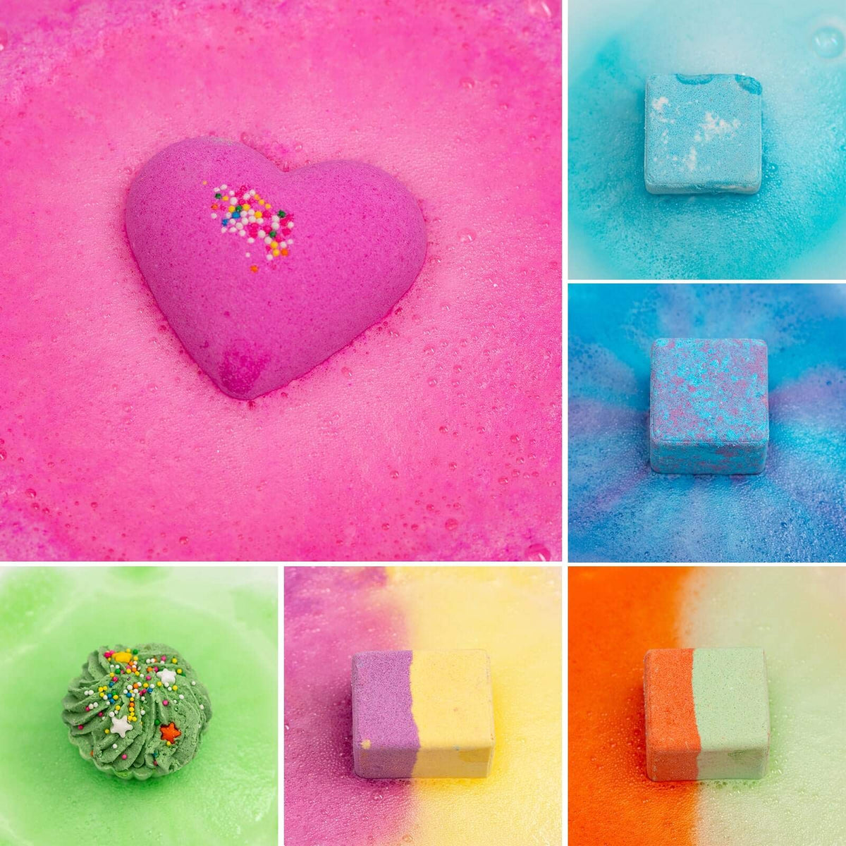 comfso Bath Bombs lavender scent with packaging