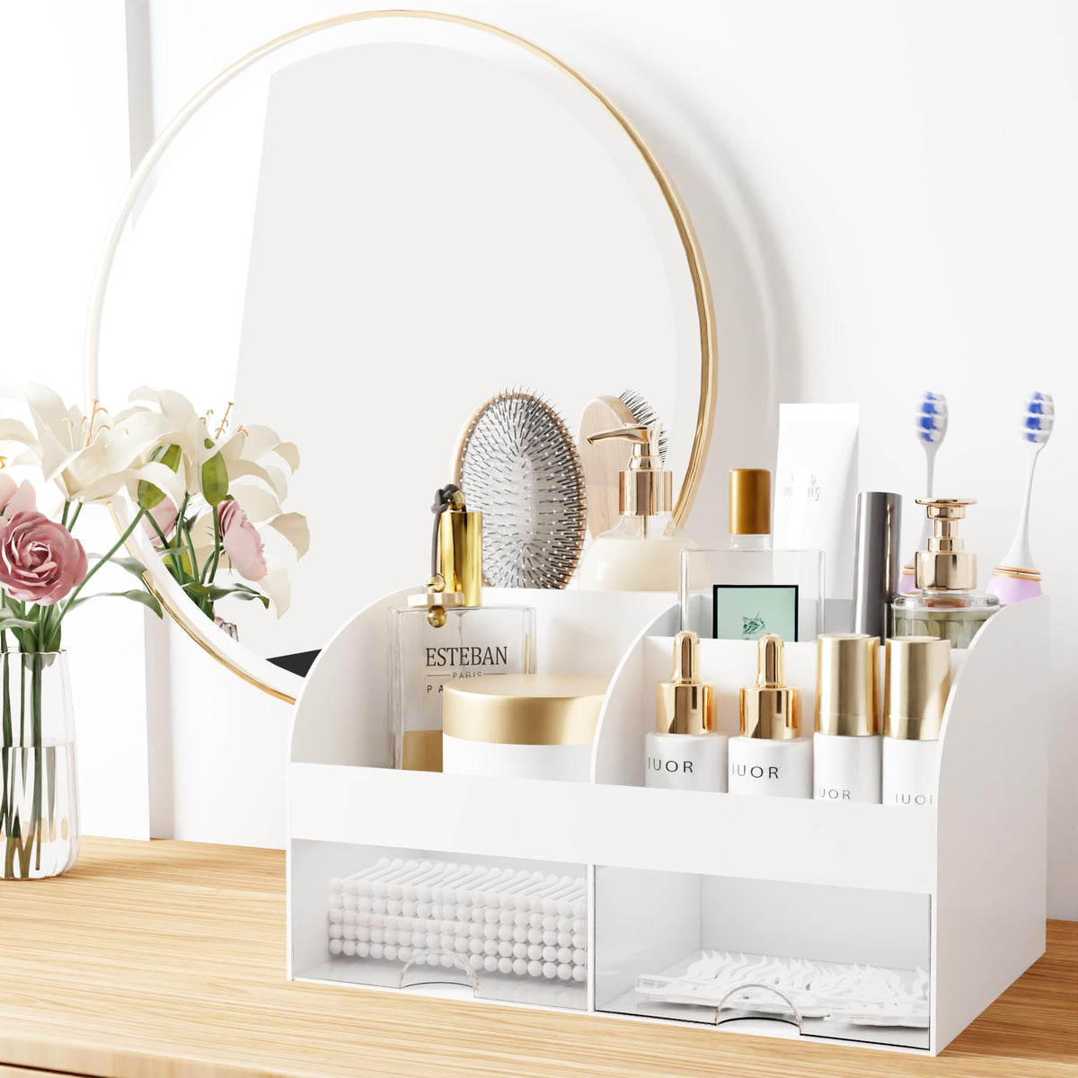 COMFYROOM Makeup Organizer dimensions and details