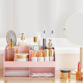COMFYROOM makeup organizer displaying skincare products