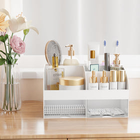COMFYROOM Makeup Organizer on a bathroom countertop