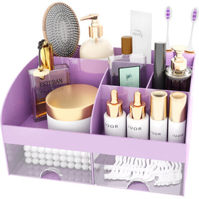 COMFYROOM makeup organizer side view showing compartments