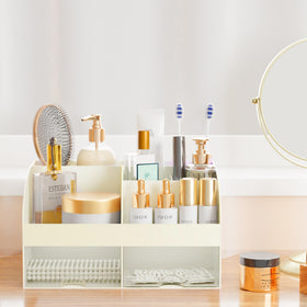 COMFYROOM Makeup Organizer side view with compartments