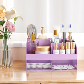 COMFYROOM makeup organizer with lipsticks and brushes