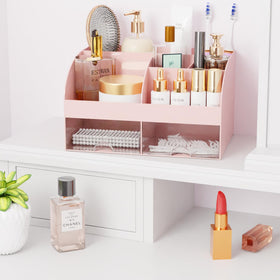 COMFYROOM Makeup Organizer with skincare products displayed