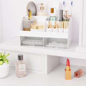 COMFYROOM Makeup Organizer with skincare products inside
