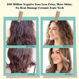 Compact design of Hair Trends Blow Dryer Brush in travel setting