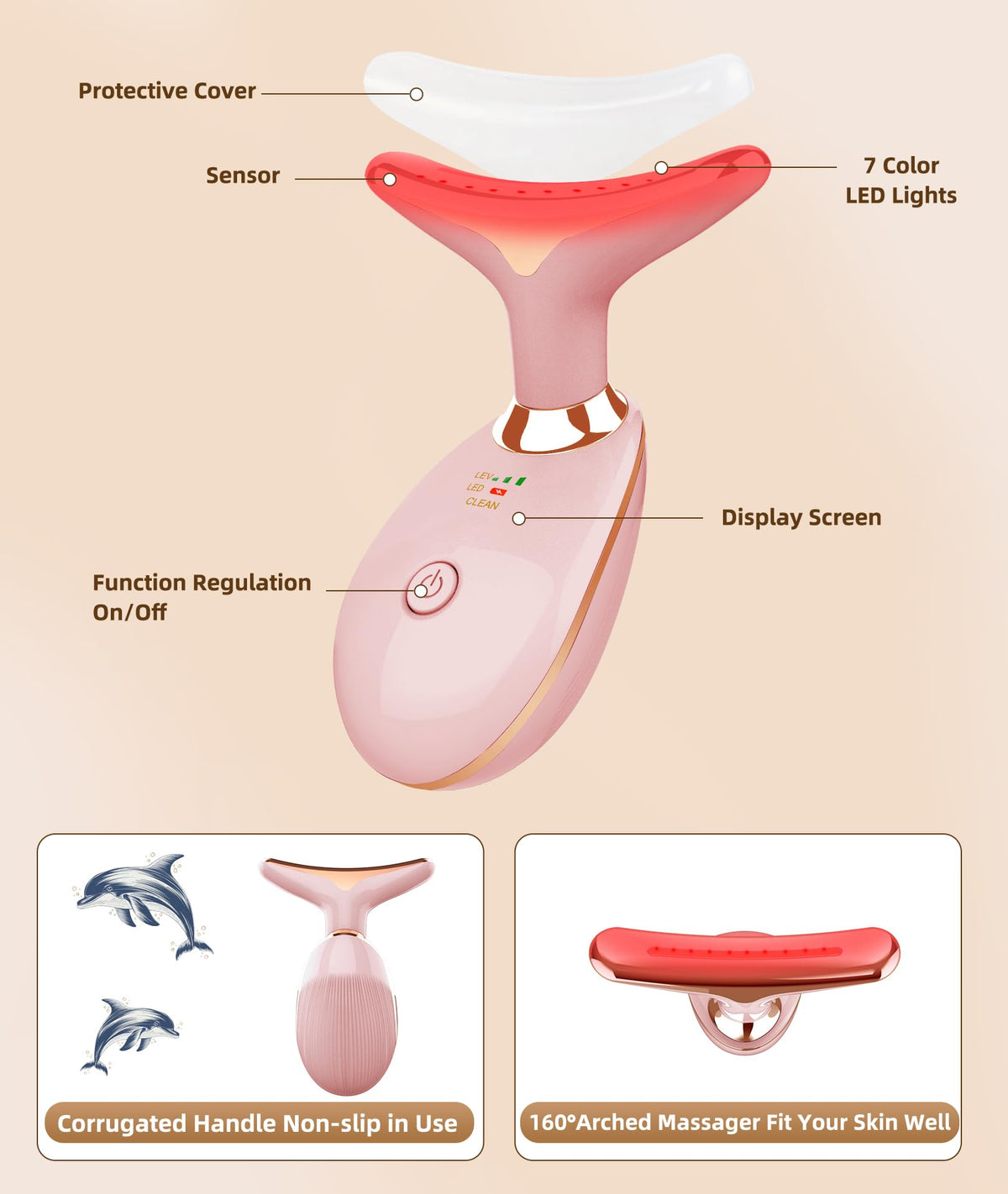 Compact design of Jobazok Facial Massager for travel