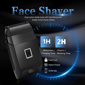 Compact face shaver from Soonsell with magnetic cover