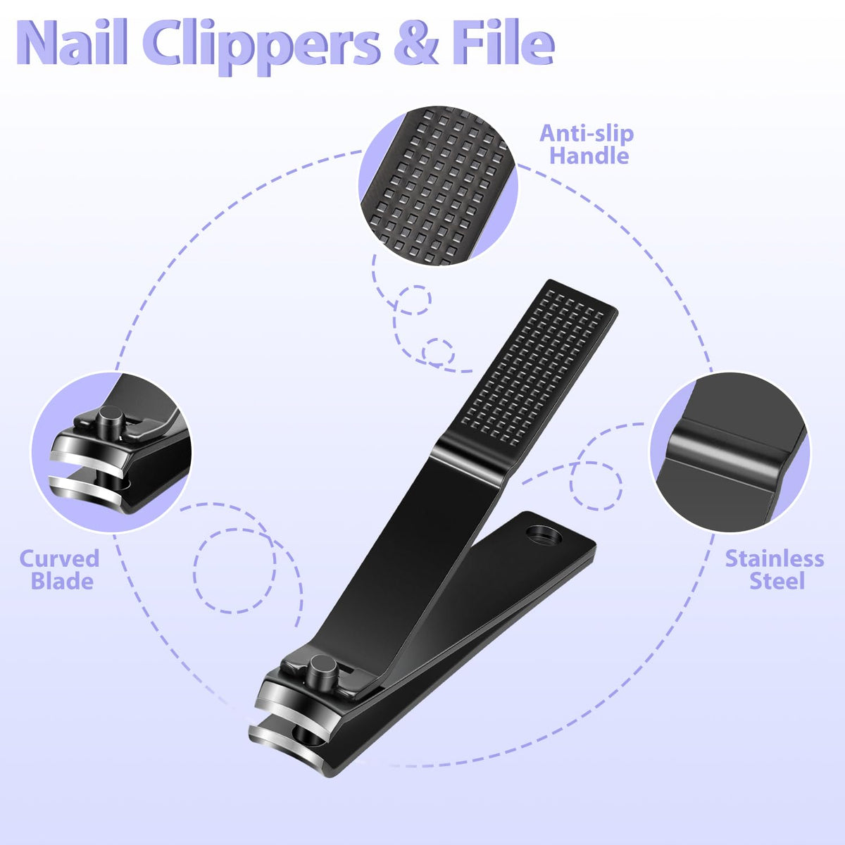 Compact PU case for MORGLES Tweezers Set