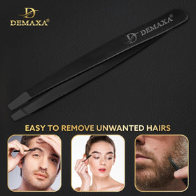 Complete DEMAXA grooming kit arranged neatly in elegant carrying pouch
