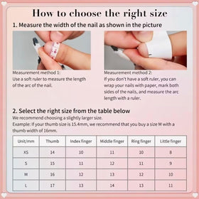 Complete DIY kit with MAGLFELL press on nails and accessories