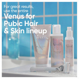 Complete Gillette Venus shaving set displayed