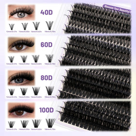 Complete makeup toolkit for lash application
