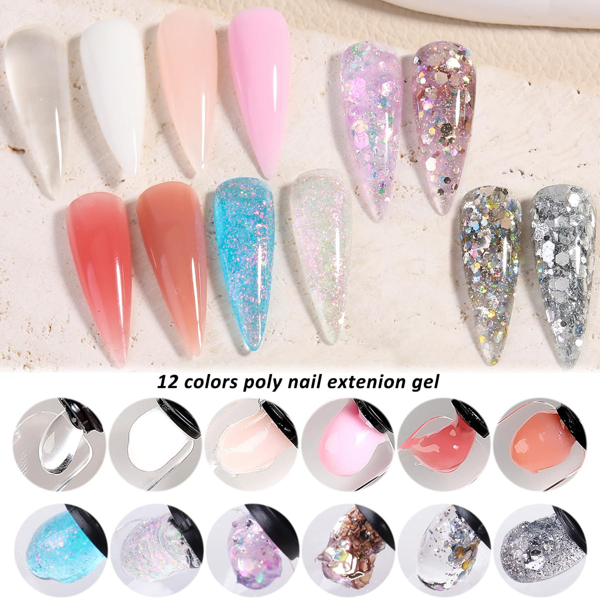Complete nail art tools including clippers and files