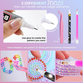 Complete tool set for crafting in YKHSIY Bedazzling Kit