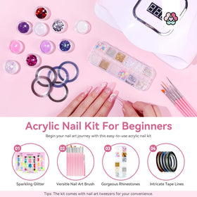 Complete tool set from SAVILAND Acrylic Nail Kit