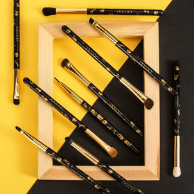 Complete view of docolor 10Pcs Eye Makeup Brushes Set