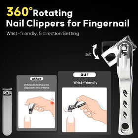 Complete Wanmat toenail clippers set in gift case