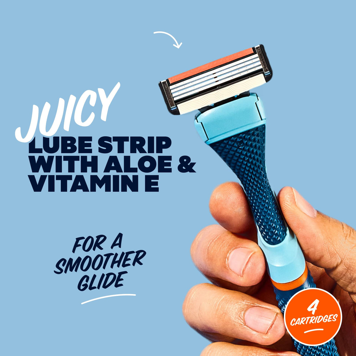 Components of Dollar Shave Club Guest Pass Shave Set