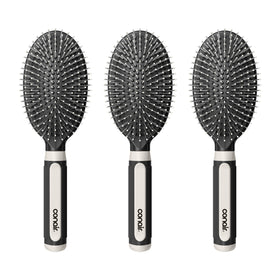 Conair 3-Pack Hair Brushes with metal bristles front view