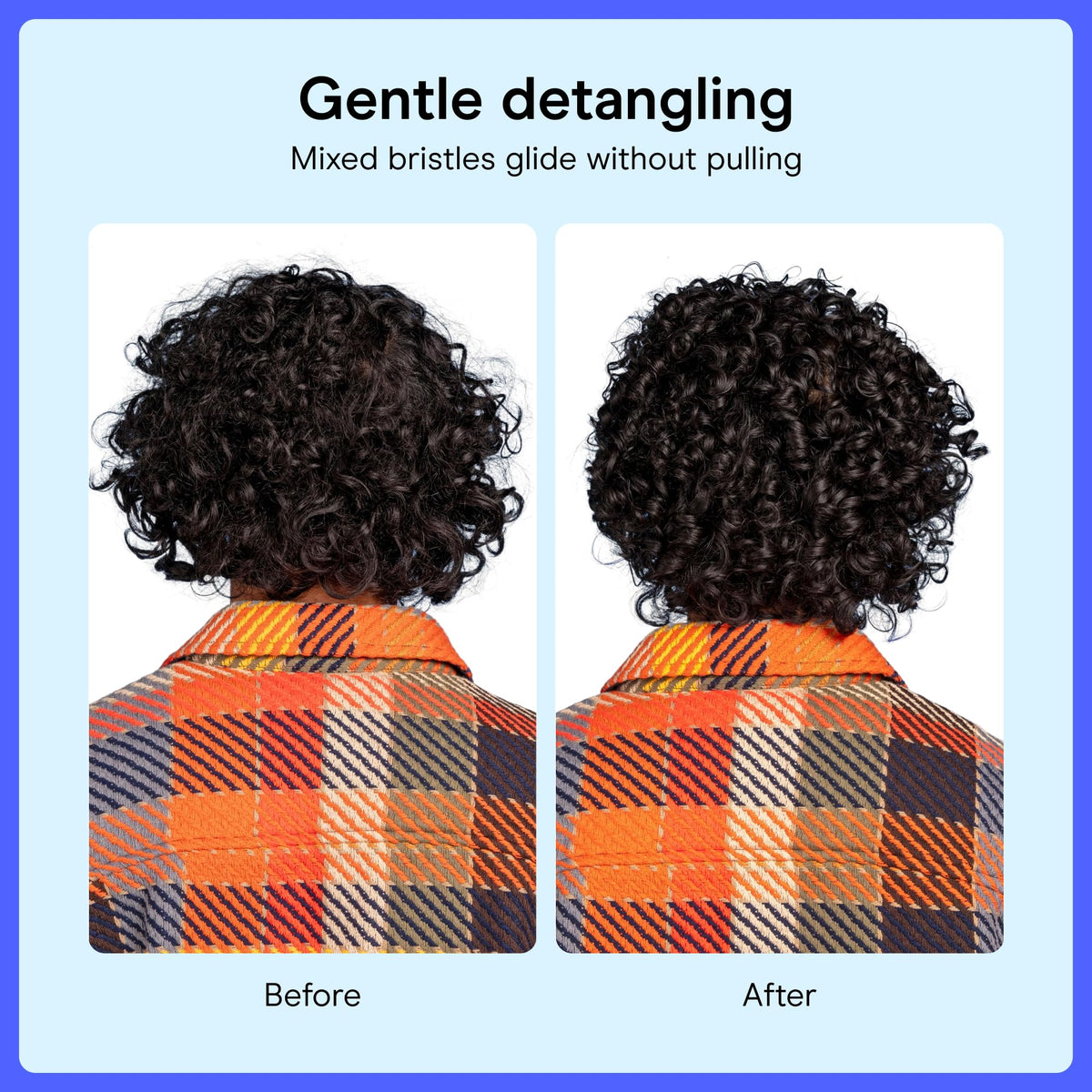 Conair Curl Define Pro Detangling Hair Brush with mixed bristles