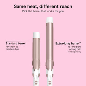 Conair Curling Iron 1 1/4-in with hair styled in curls