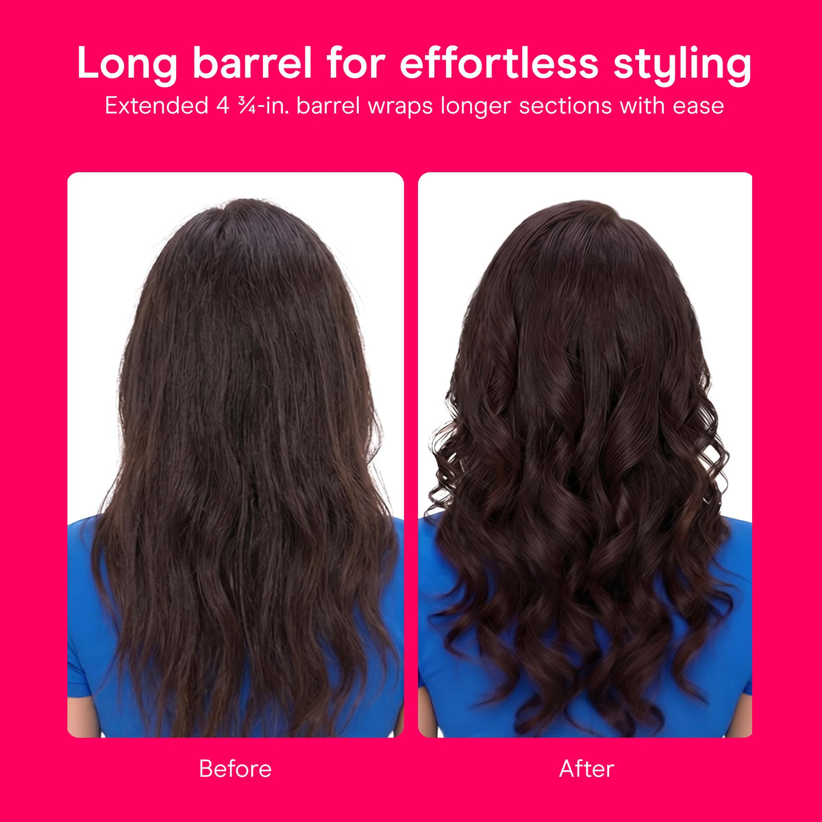 Conair Curling Iron 1 1/4-in with temperature settings displayed