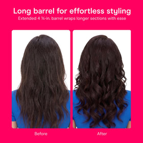 Conair Curling Iron 1 1/4-in with temperature settings displayed