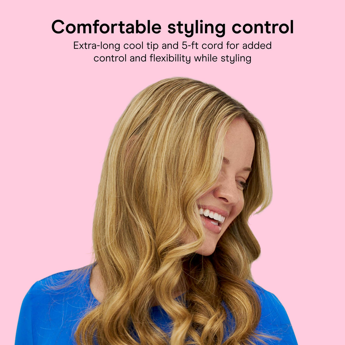 Conair Curling Iron 3/4-inch in use on short hair