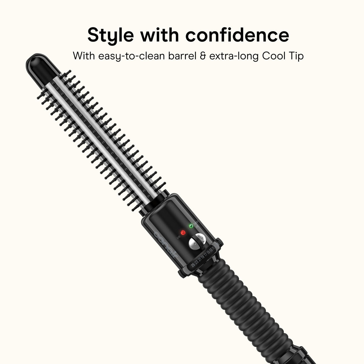 Conair Curling Iron Brush showing 5-foot cord