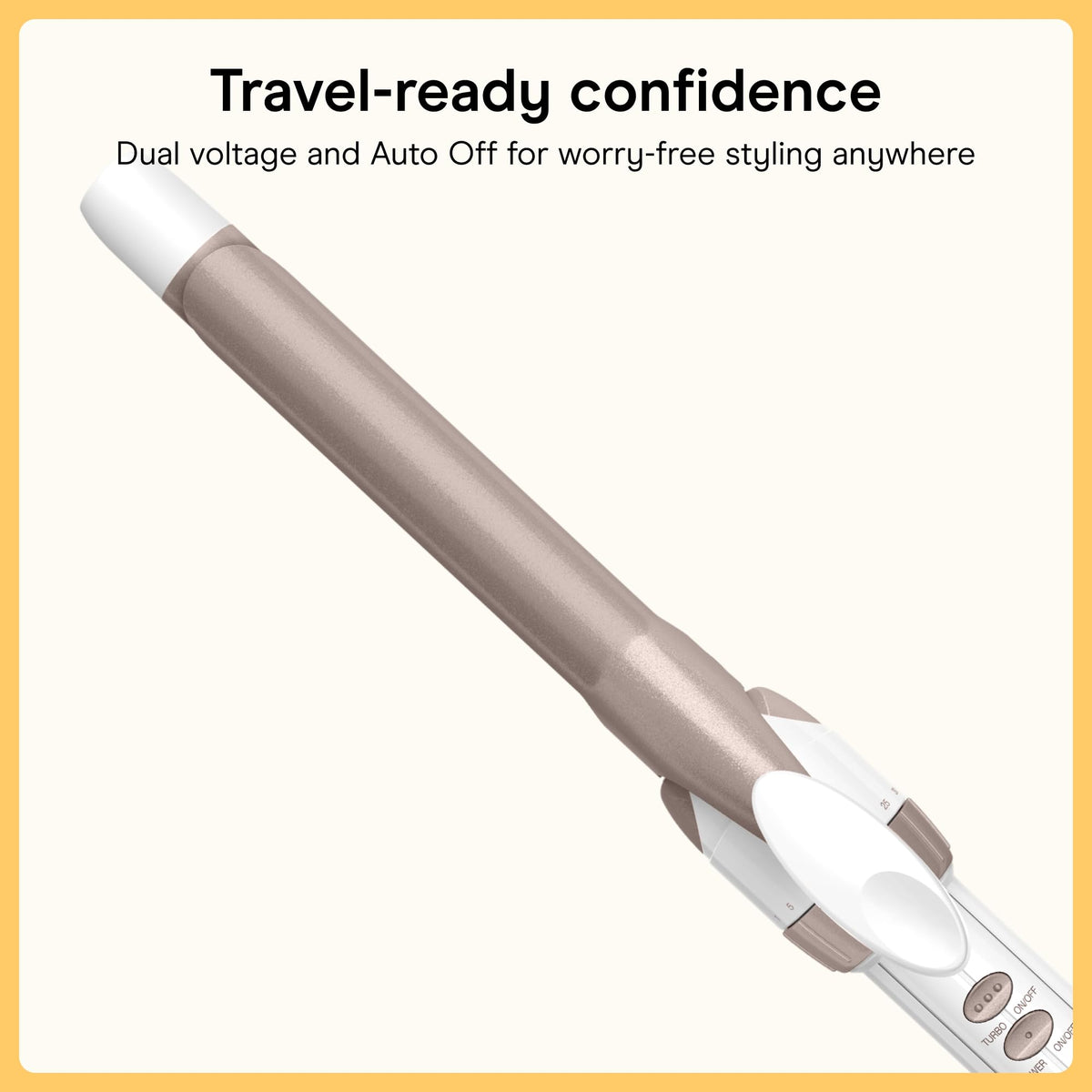 Conair Curling Iron Double Ceramic 3/4-in side view