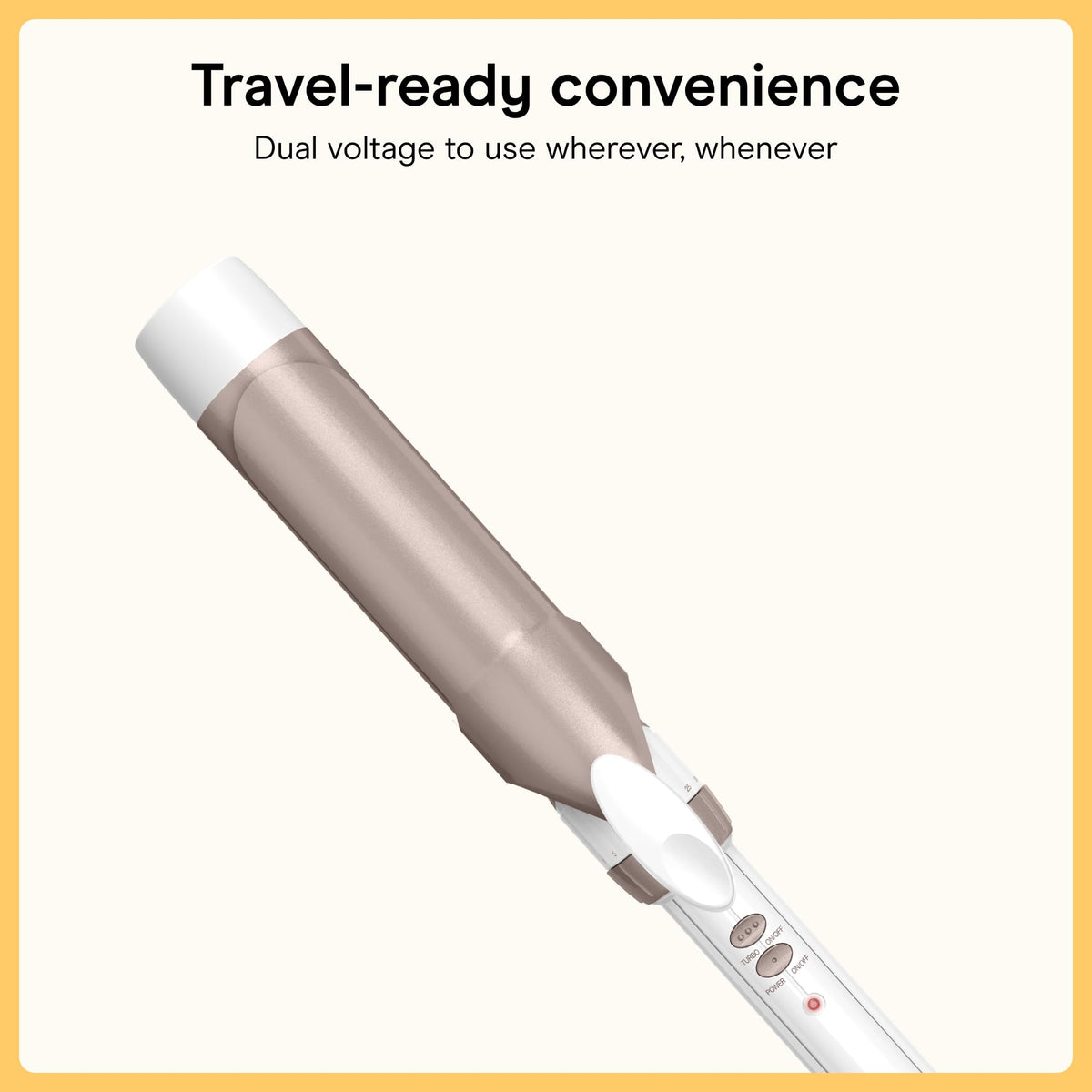 Conair Curling Iron in travel pouch for convenience