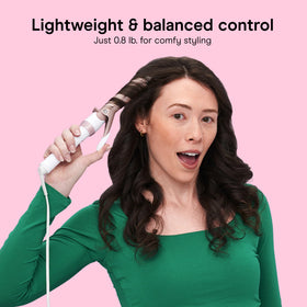 Conair Curling Iron in use creating loose beach waves