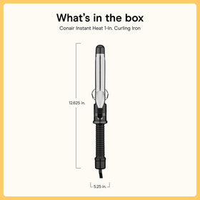 Conair Curling Iron showing the Turbo Heat feature
