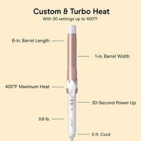 Conair Curling Iron with 5-foot cord for easy styling