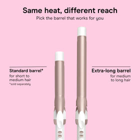 Conair curling iron with a 5-foot cord for easy reach