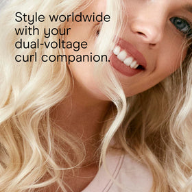 Conair curling iron with heat-up indicator