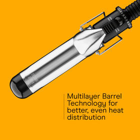 Conair Curling Iron with Turbo Heat button close-up