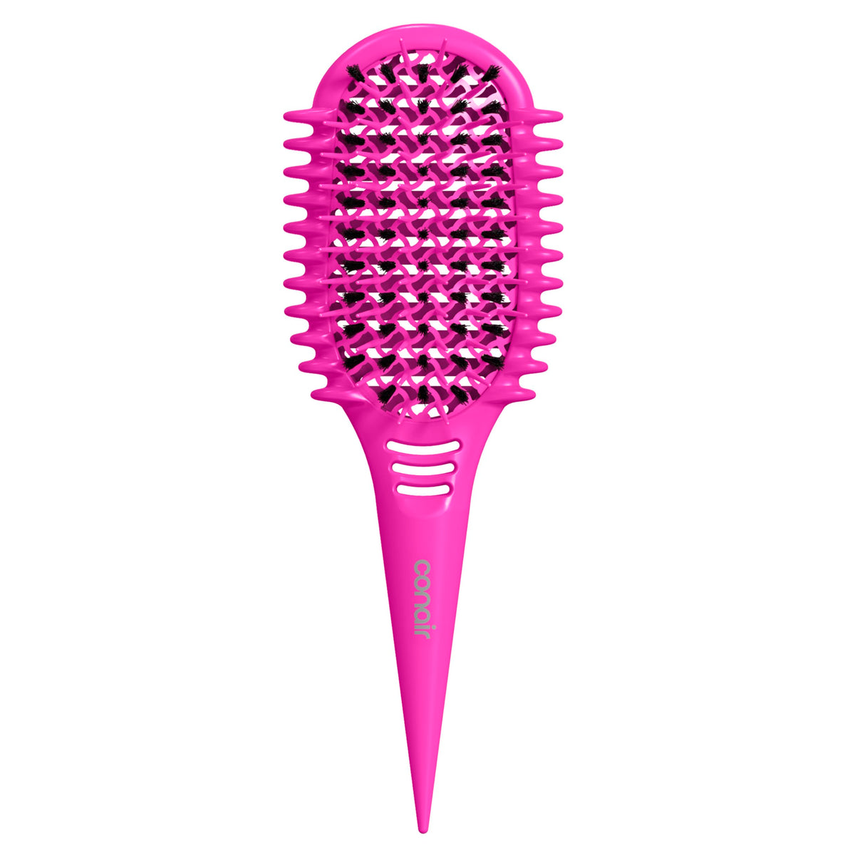 Conair Detangling Brush front view with mixed bristles