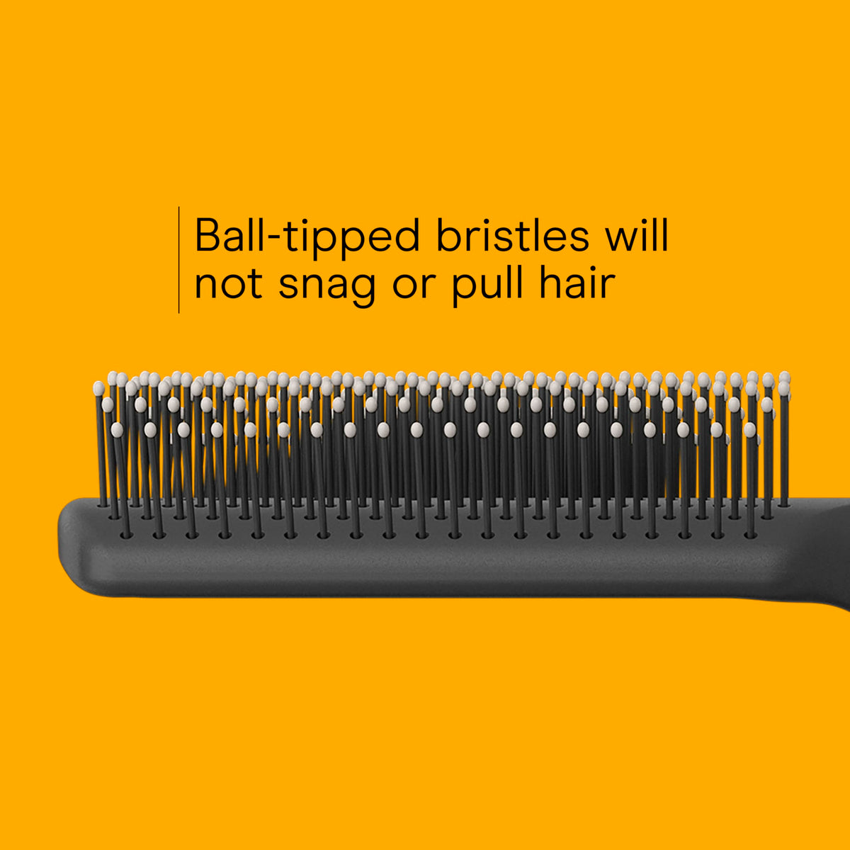 Conair Detangling Hairbrush in use on long hair