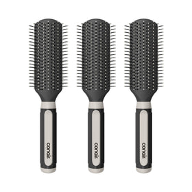 Conair Detangling Hairbrush Set front view with three brushes