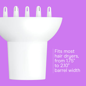 Conair diffuser attachment on hair dryer