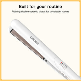 Conair Double Ceramic Flat Iron 1-Inch packaging