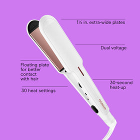 Conair Double Ceramic Flat Iron 1½-inch side view