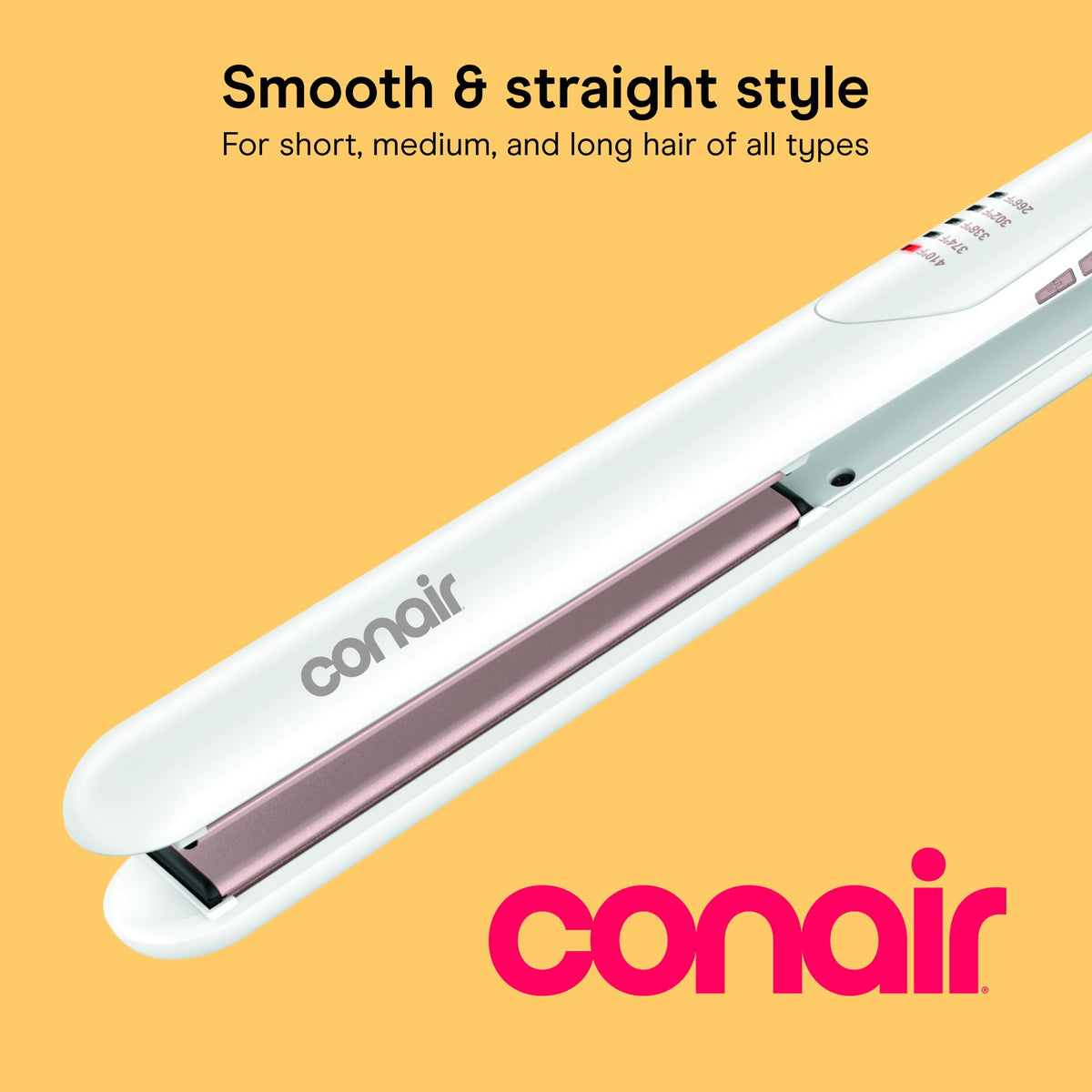Conair Double Ceramic Flat Iron 1-Inch side view