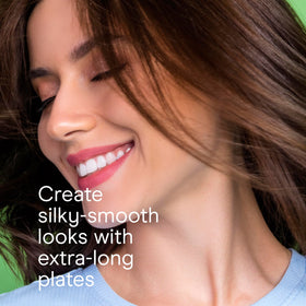 Conair Double Ceramic Flat Iron 1-Inch with dual voltage feature